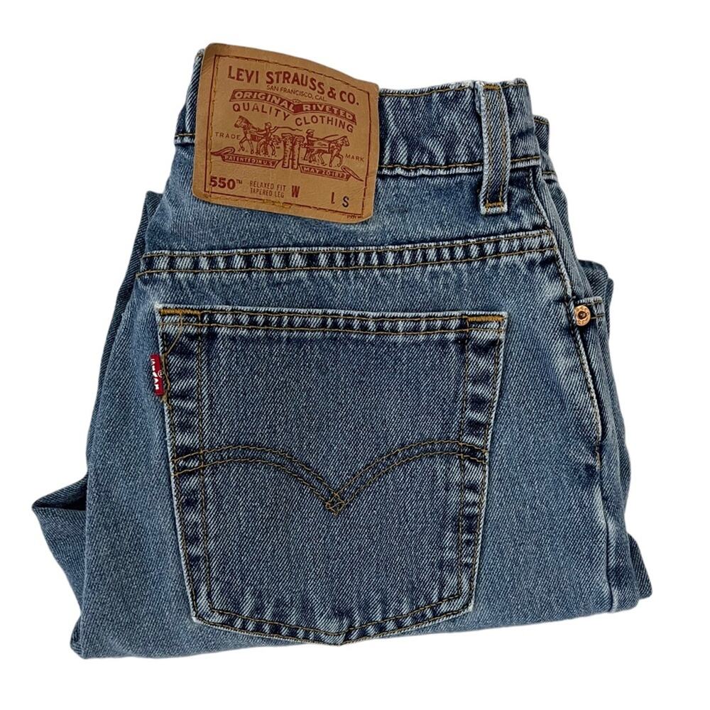 Levi’s Vintage 550 Relaxed Fit‎ Tapered Legs Jeans Size 13 Short Made In USA